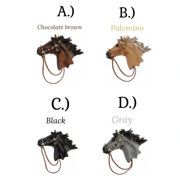 Holiday Horses: “Christmas Eve” design. Decorated Christmas horse ornamnent - Picture 14 of 14